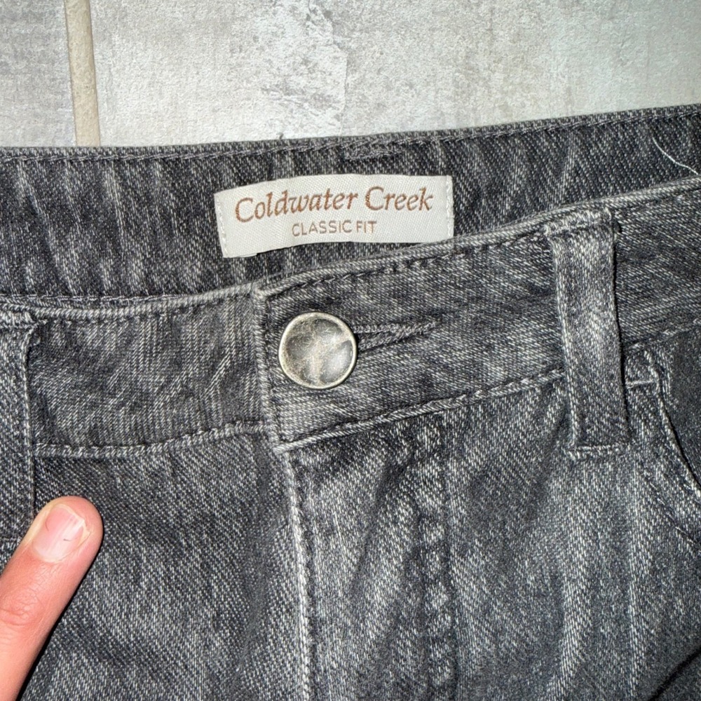 Coldwater Creek Classic Fit‎ Dark Wash Denim Jeans Womens Size 10 - Picture 2 of 8